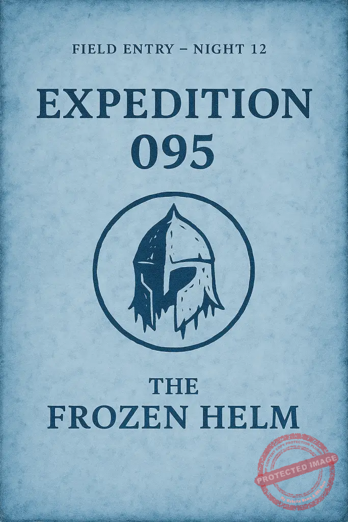 Poster for Expedition 095 - The Frozen Helm which is a future story to be written.